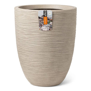 Capi Vaso Elegante Basso Waste Rib 46x58 cm Beige Terrazzo 445483