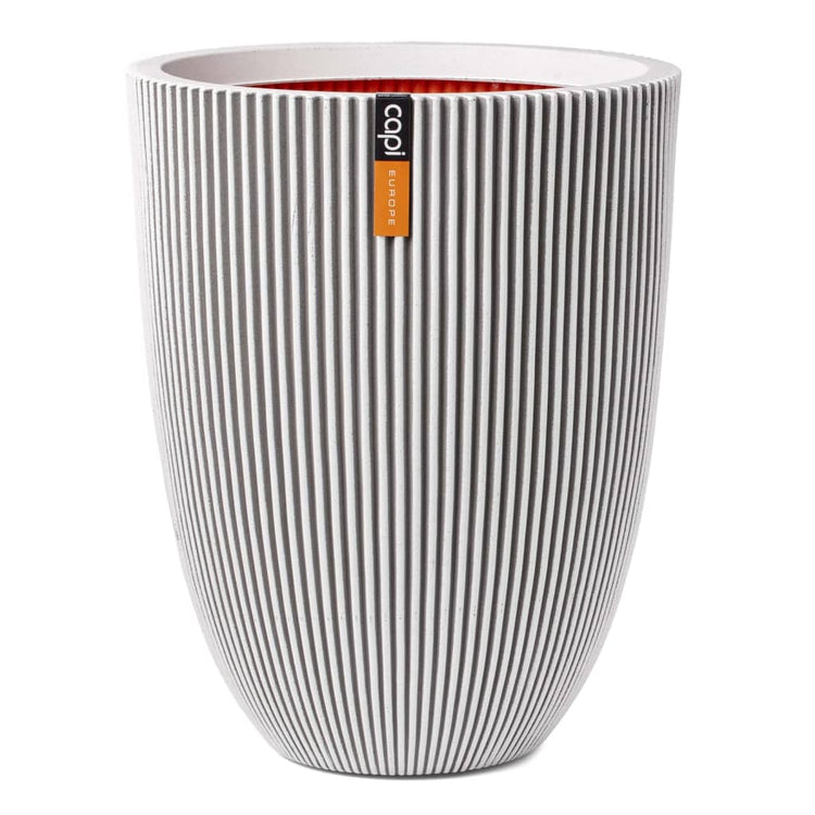 Capi Vaso Elegante Groove 34x46 cm Avorio 445498