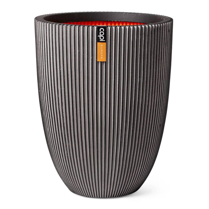 Capi Vaso Elegante Groove 34x46 cm Antracite 445500