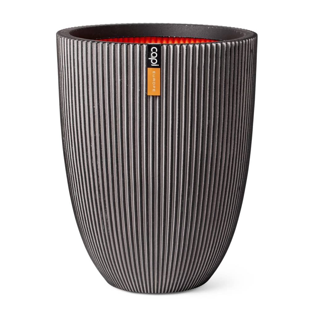 Capi Vaso Elegante Groove 46x58 cm Antracite 445501