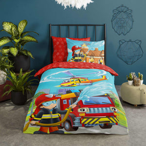 Good Morning Copripiumino per Bambini Fire 140x200/220 cm 443596