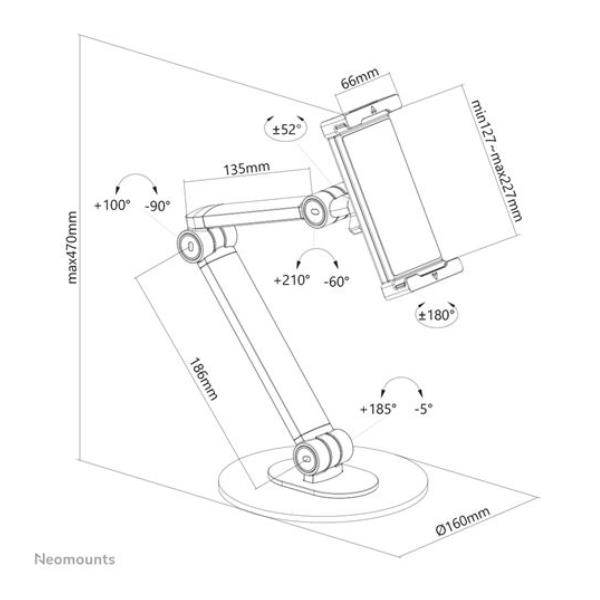 Neomounts supporto per tablet - DS15-550BL1