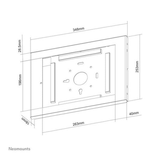 Neomounts porta tablet da parete - WL15-660WH1