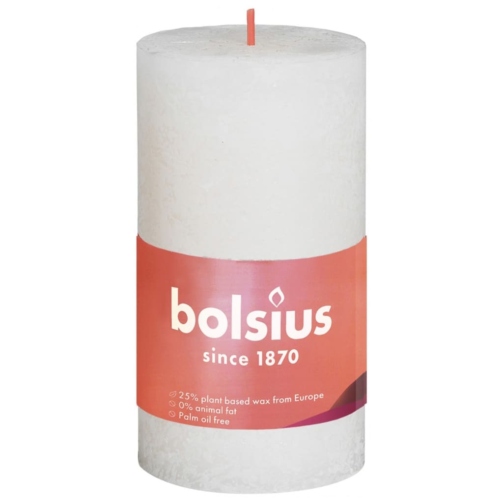 Bolsius Candele Rustiche a Colonna Shine 8 pz 100x50 mm Perlacod mxl 95918