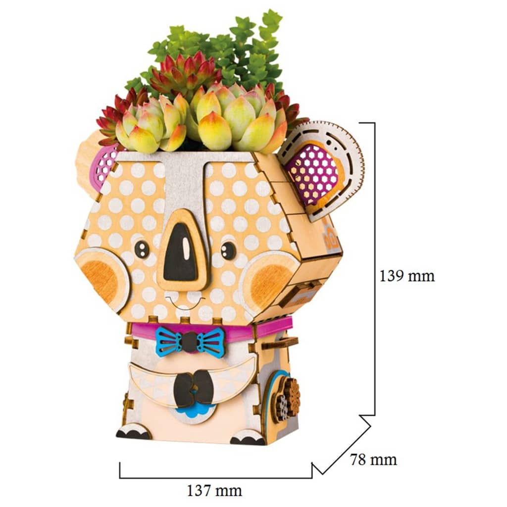 Robotime Kit di Costruzione Vaso Fiori Koala