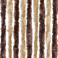 Zanzariera Beige e Marrone Chiaro 90x220cm Ciniglia 240571