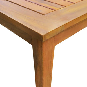 Set da Pranzo da Giardino 7 pz in Legno Massello di Acacia cod mxl 50925