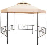 Gazebo Padiglione Tenda da Giardino 323x265 cm cod mxl 66011