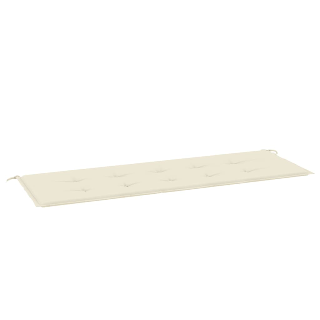 Cuscino per Panca da Giardino Crema 150x50x3 cm cod mxl 68406