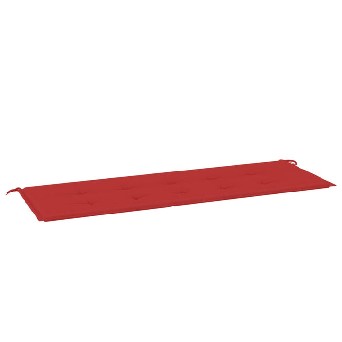 Cuscino per Panca Rosso 150x50x3 cm in Tessuto Oxford 43211