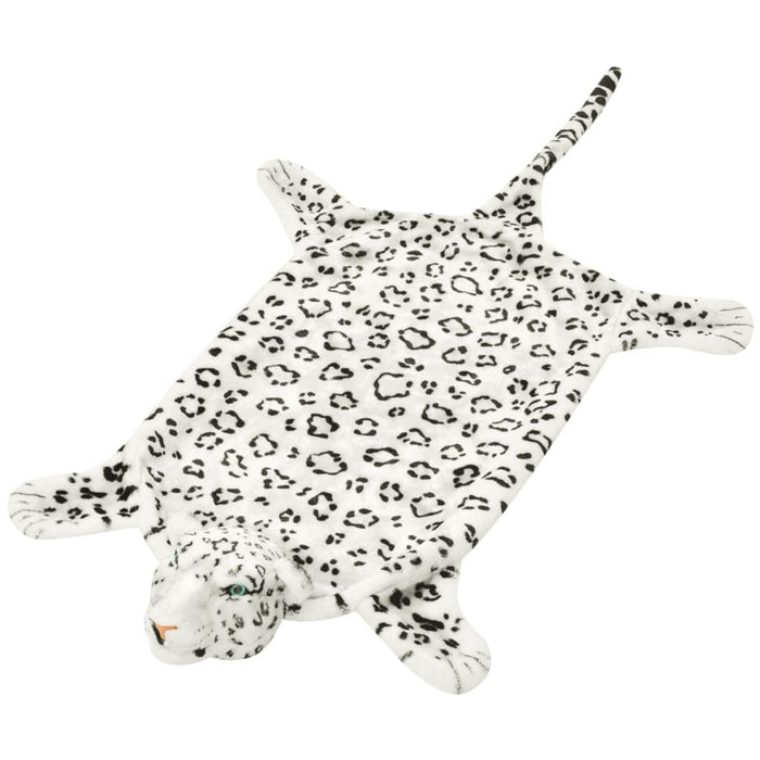 Tappeto di Peluche a Forma di Leopardo 139 cm Bianco cod mxl 73071