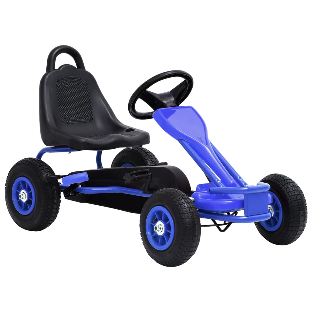 Go Kart a Pedali con Pneumatici Blu cod mxl 73098