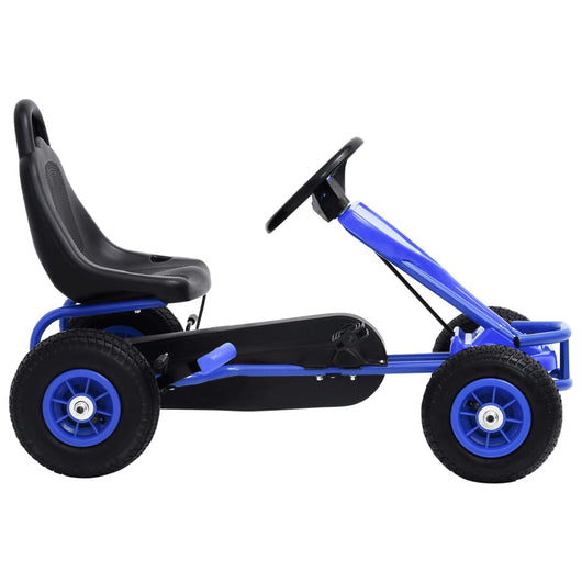 Go Kart a Pedali con Pneumatici Blu cod mxl 73098