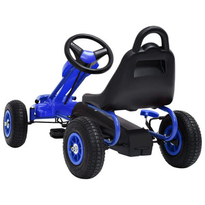 Go Kart a Pedali con Pneumatici Blu cod mxl 73098