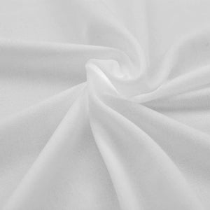 Fodere Elasticizzate per Tavolo 2 pezzi 183x76x74 cm Bianco