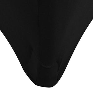 Fodere Elasticizzate per Tavolo 2 pezzi 183x76x74 cm Nero cod mxl 42699