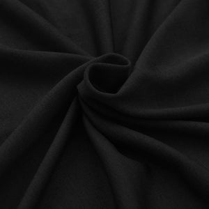 Fodere Elasticizzate per Tavolo 2 pezzi 183x76x74 cm Nero cod mxl 42699