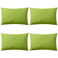 Cuscini da Esterno 4 pz 60x40 cm Verde Mela cod mxl 39794