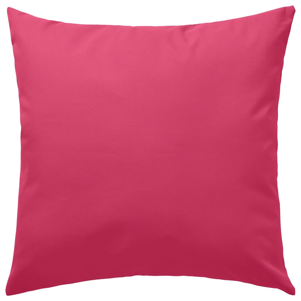 Cuscini da Esterno 4 pz 45x45 cm Rosa cod mxl 47319