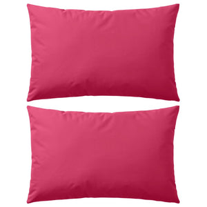 Cuscini da Esterno 2 pz 60x40 cm Rosa cod mxl 40418