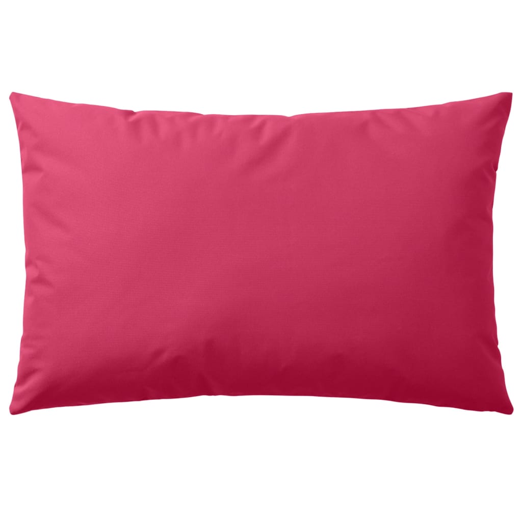 Cuscini da Esterno 2 pz 60x40 cm Rosa cod mxl 40418