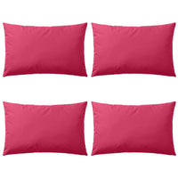 Cuscini da Esterno 4 pz 60x40 cm Rosa cod mxl 39993