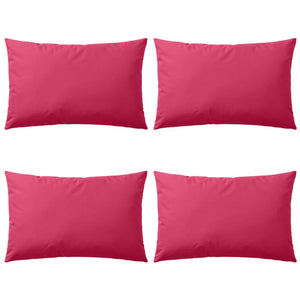 Cuscini da Esterno 4 pz 60x40 cm Rosa cod mxl 39993