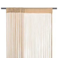 2 Pz Tende a Fili 140x250 cm Beige 132405