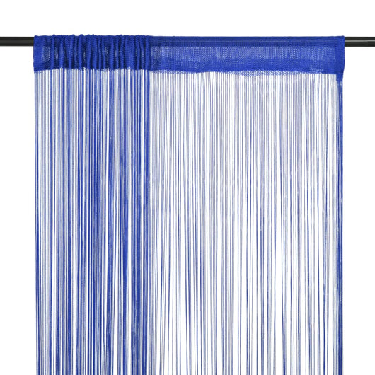 2 Pz Tende a Fili 140x250 cm Blu 132407