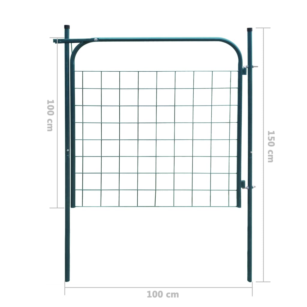 Recinzione da Giardino 100x100 cm Antracite cod mxl 41157