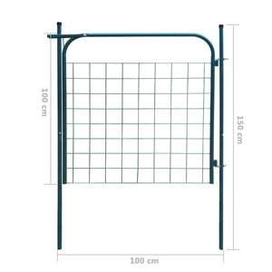 Recinzione da Giardino 100x100 cm Antracite cod mxl 41157