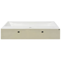 Lavandino con Foro Rubinetto in Ceramica Bianca 76x42,5x14,5 cm cod mxl 50687