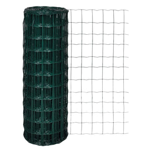 Recinzione Euro in Acciaio 10x1,7 m Verde cod mxl 47974