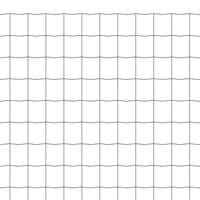 Recinzione Euro in Acciaio 10x0,8 m Grigia