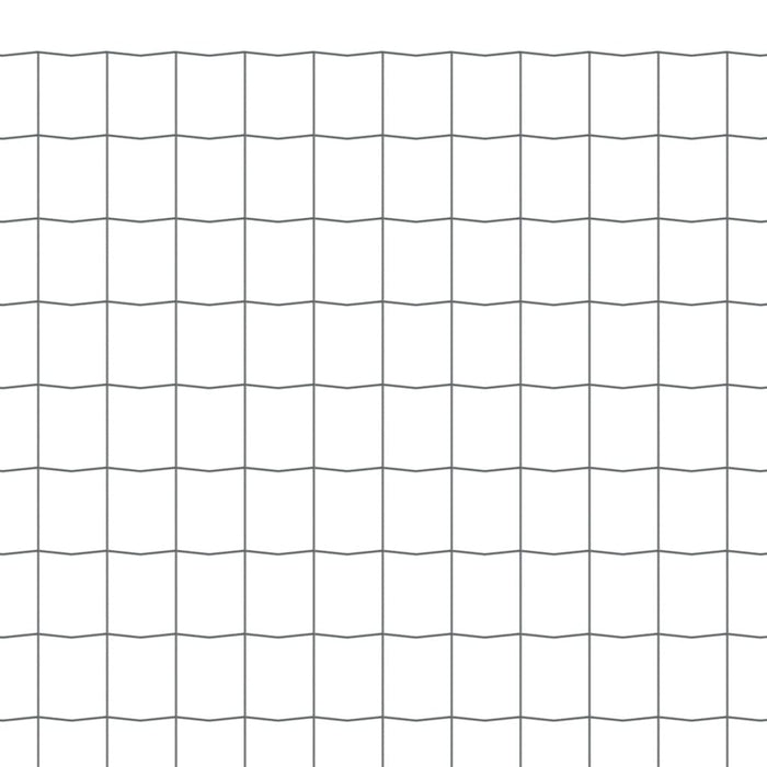 Recinzione Euro in Acciaio 25x0,8 m Grigia