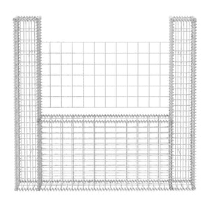 Gabbione in Rete ad U in Acciaio Zincato 160x20x150 cm cod mxl 9838