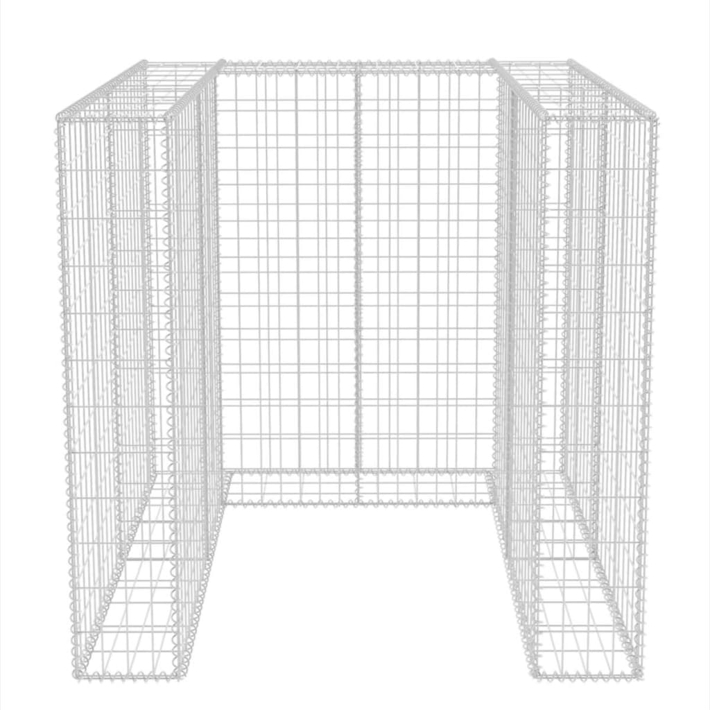 Gabbione in Rete in Acciaio per 1 Cassonetto 110x100x120 cm 