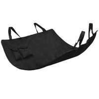 Coperta per Cani per Sedile Posteriore Auto 148x142 cm nero 170473