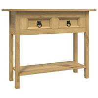 Tavolo Console in Pino Messicano Corona Range 93x34,5x73 cm