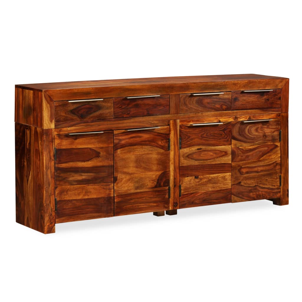 Credenza in Legno Massello di Sheesham 160x35x75 cm  cod mxl 15156