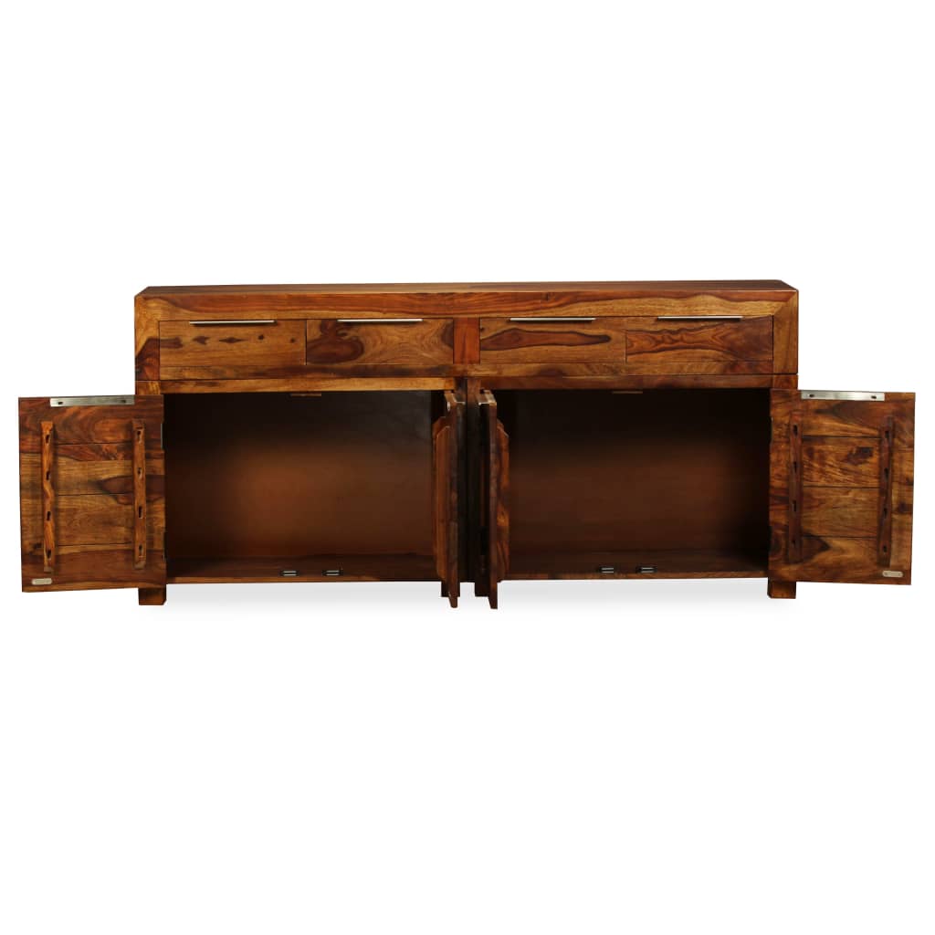 Credenza in Legno Massello di Sheesham 160x35x75 cm  cod mxl 15156