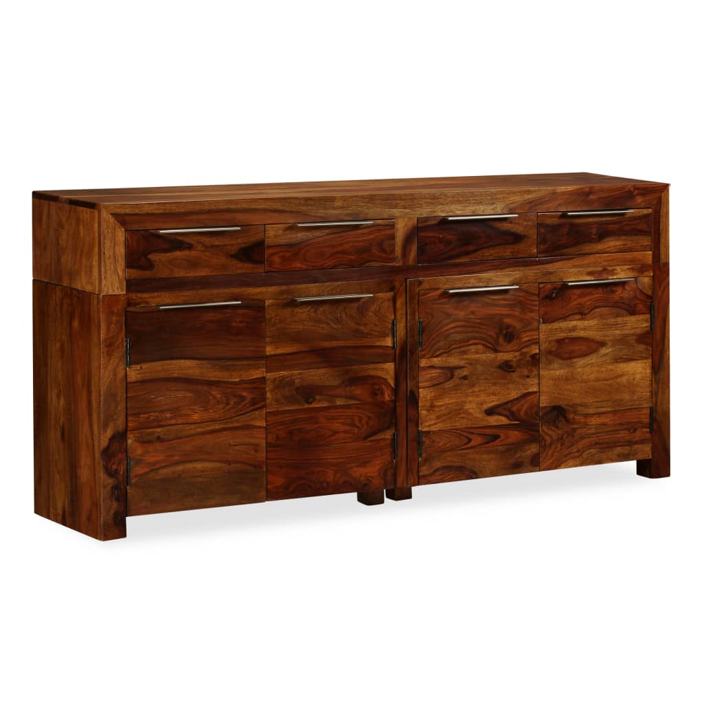 Credenza in Legno Massello di Sheesham 160x35x75 cm  cod mxl 15156