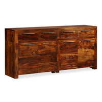 Credenza in Legno Massello di Sheesham 160x35x75 cm  cod mxl 15156