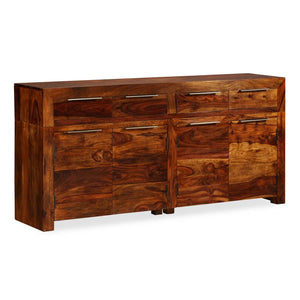 Credenza in Legno Massello di Sheesham 160x35x75 cm  cod mxl 15156