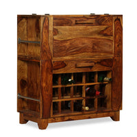 Mobile Bar in Legno Massello di Sheesham 85x40x95 cm