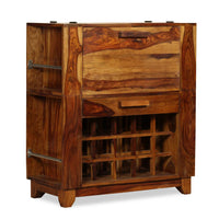 Mobile Bar in Legno Massello di Sheesham 85x40x95 cm 243948