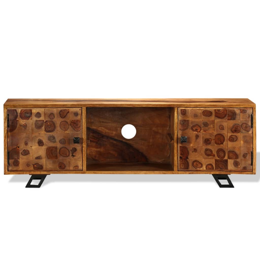 Mobile Porta TV in Legno di Sheesham 120x30x40 cm cod mxl 16507