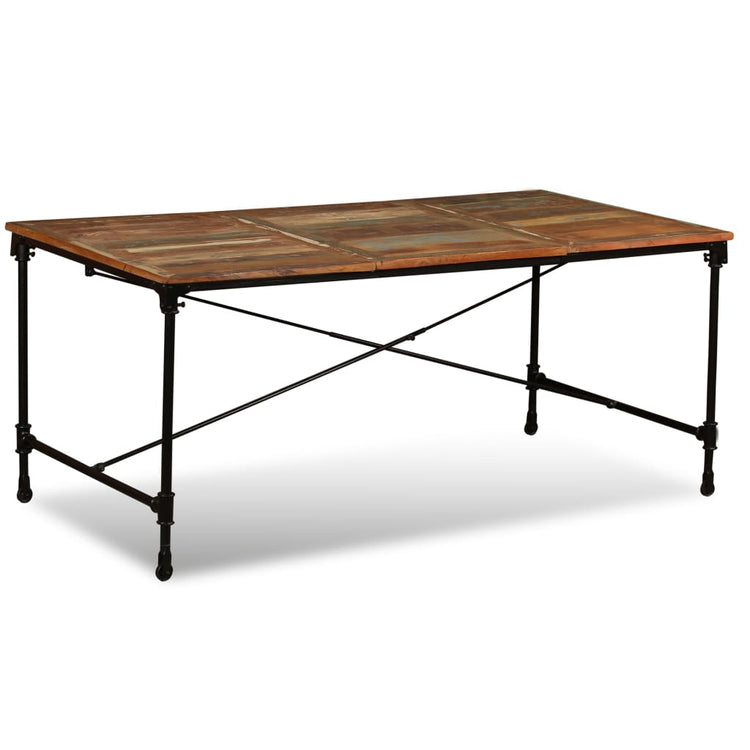 Tavolo da Pranzo in Legno Massello Anticato 180 cm                cod mxl 15676