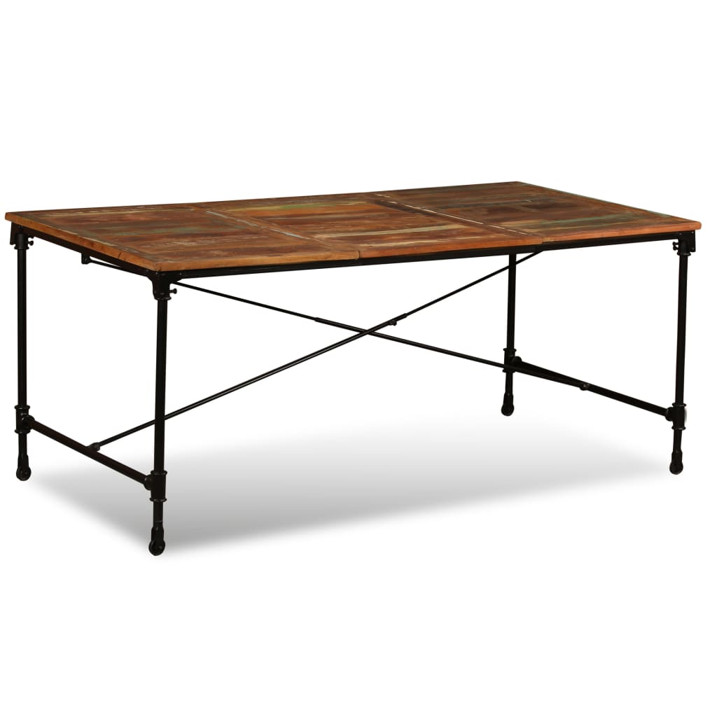 Tavolo da Pranzo in Legno Massello Anticato 180 cm                cod mxl 15676