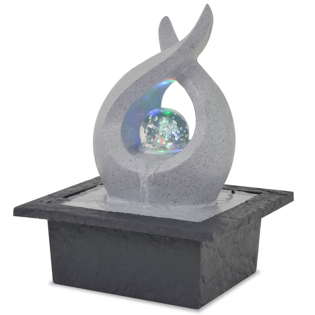 Fontana da Interni con Luce a LED in Poliresina 244288